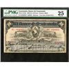 Image 1 : Banco de Guatemala, 1925) "Reissue"  Issue Banknote.