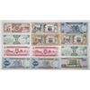 Image 2 : Bank of Guyana. ND (1980s-1990s). Lot of 12 Issued Notes.