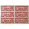 Image 2 : Honduras. Banco Central de Honduras. Group of 6 Issued Banknotes