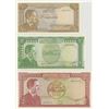 Image 1 : Central Bank of Jordan, ND, Second Issue, Law of 1959 High Grade, 1/2 Dinar; 1 Dinar & 5 Dinar Bankn