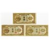 Image 1 : Bank of Korea. 1953. Trio of Issued Banknotes.