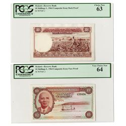 Reserve Bank of Malawi. 1964. Pair of Composite Essay Proofs.