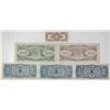 Image 2 : Japanese Government. ND (1942-1945). Lot of 6 Issued Notes.