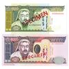 Image 1 : Mongol Bank. 1997-2013. Lot of 2 Specimen Notes.