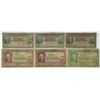 Image 1 : Banco Nacional Ultramarino. 1941. Lot of 6 Issued Notes.