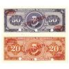 Image 2 : Banco Central de Nicaragua. 1968. Lot of 2 Specimen Notes.