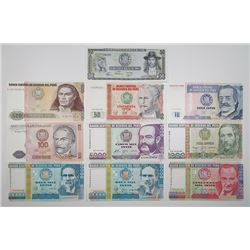 Banco Central de Reserva del Peru. 1917-1988. Lot of 21 Issued Notes.