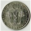 Image 2 : French Occupation - Token Coinage - Chambre De Commerce D'Algerer, 1921 10 Centimes, KM#TnA5, Coin.