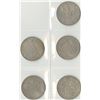 Image 1 : Germany, Prussia, 1908A; 1909A; 1910A; 1911A; and, 1912A, 3 Mark Quintet, Silver, KM#527, Choice VF 