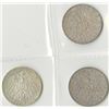 Image 2 : Germany, Prussia, 1908A; 1910A; and, 1912A, 3 Mark Trio, Silver, KM#527, Choice VF to Choice XF.