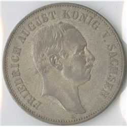 Germany, Saxony 1907E, 5 Mark, Silver, KM#1266, Choice VF-XF.