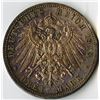 Image 2 : Germany, Saxony-Albertine, 1913E, 3 Mark, Silver, KM#1275, XF to Choice XF