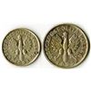 Image 2 : Republic of Poland, 1925 Pair of 1 and 2 Zlotych, Both with Dot after Date, Silver, Y#15 and Y#16, V