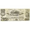 Image 1 : Kathairon Bank, 1860-70's Issued Advertising Note