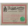 Image 1 : Eastman National Business College, 1860's Acceptance Certificate