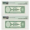 Image 2 : American Bank Note Co., 1929 (ca.1970-80's) Specimen Test Note with Estonia Security Strip & Waterma