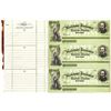 Image 1 : Assistant Treasurer of the United States 1860s U/U Uncut sheet of 3 Checks.