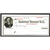Image 1 : Assistant Treasurer of the U.S., New Orleans, LA. 1870's, War Department Paymaster Check by BEP.