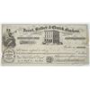 Image 1 : Drexel, Sather & Church, Bankers, 1855 Gold Rush Era Bill of Exchange