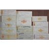 Image 1 : Early Nevada Statehood and California, ca.1860-70's Group of 15 I/C Bank Checks with Imprinted & Adh