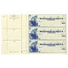 Image 1 : Depositary of the United States, 1860's Uncut Sheet of 3 Checks.