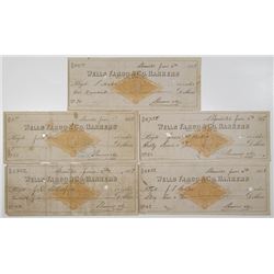 Wells Fargo & Co. Bankers 1877 I/C Check Quintet