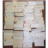 Image 1 : Large Group of Issued Bank Checks and other Ephemera, ca. 1860-70's, Many With Adhesive Revenue Stam