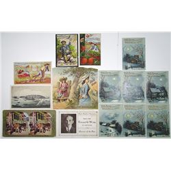 Trade Cards and Advertising Ephemera, ca.1880-1920's Miscellaneous items.