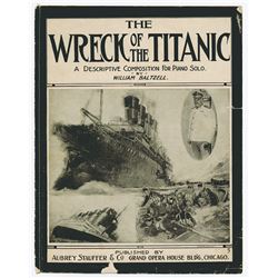 "Wreck of the Titanic" Sheet Music, 1912  by William Baltzell.