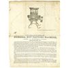 Image 1 : Durrell Nut Tapping Machine Dunkirk NY Patented 1871 2 pg. flier