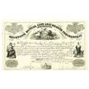 Image 1 : Keystone Mutual Life and Health Insurance Co., of Harrisburg, 1854 Scrip Certificate.