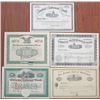 Image 1 : Washington, D.C. Banking Stock Certificate Quintet, ca.1903-1930.