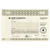 Image 1 : Apple Computer, Inc., 1998 Specimen Stock Certificate.