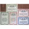 Image 1 : West Virginia Pulp and Paper Co., 1937 to 1948 Specimen Bond Quintet.