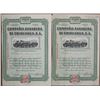 Image 1 : Compania Ganadera de Chihuahua, 1911 Share Certificate Pair.