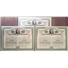 Image 1 : National Railways of Mexico, 1907 Stock Certificate Trio