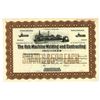 Image 1 : Hub Machine, Welding and Contracting Co. 1910-20 Specimen Stock Certificate