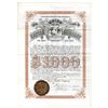 Image 1 : Union Cattle Co., 1886 $1,000 I/U Sinking Fund Gold Bond, Fine-VF