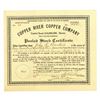Image 1 : Copper River Copper Company, 1908 I/U Stock Certificate.