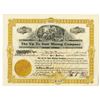 Image 1 : Up To Date Mining Co., 1917 700 Shrs Capital Stock I/U Certificate, XF Goes
