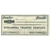 Image 1 : Tuscarora Trading Co., 1889, I/U Stock Certificate S/N 1.