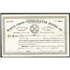 Image 1 : White Cross Consolidated Mining Co., 1878 I/U Stock Certificate.