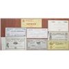 Image 1 : California, Nevada & Utah Mining, Canal, Guano and Railroad U/U Stock Certificate Assortment of 8, c