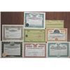 Image 1 : Miscellaneous Mining Stock Certificate Group of 8, ca.1890's to 1950.