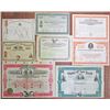 Image 1 : Group of 8 Miscellaneous Stock Certificates and Bonds