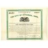 Image 1 : City of Ottumwa, Iowa 1893 Bond in aid of Chicago, Fort Madison & Des Moines Railway Co.