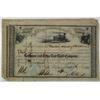 Image 1 : Baltimore and Ohio Rail-Road Co.. 1860's I/C Stock Certificate Group of 20