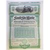 Image 1 : Sault Ste. Marie Bridge Co., 1887 Specimen Bond