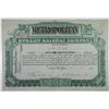 Image 1 : Metropolitan Street Railway Co., 1905 I/U Stock Certificate.