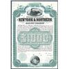 Image 1 : New York & Northern Railway Co., 1887 Specimen Bond.